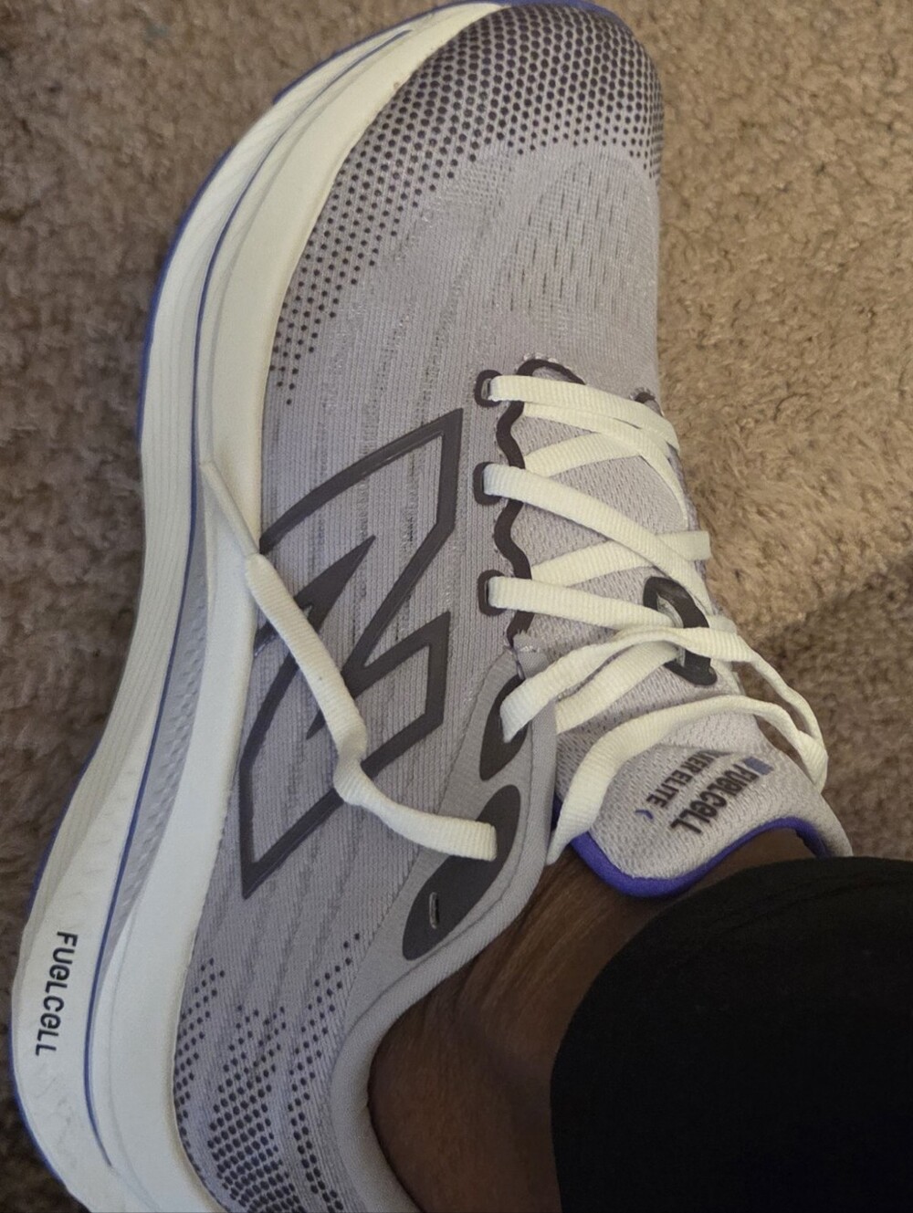 New Balance Women's Lighy Purple FuelCell Walking Shoes